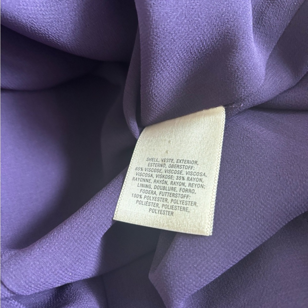 ANTHROPOLOGIE Maeve Purple Short Sleeve Dress - Picture 5 of 9